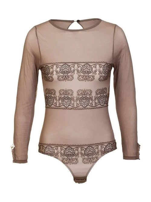 Sapph Uptown Girl taupe korselett