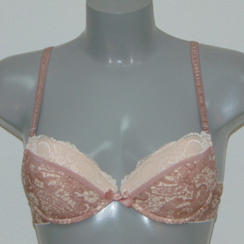 Kleo Naturel elfenbein/print push up bh