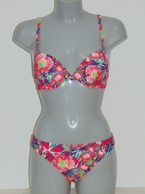 After Eden Honolulu print push up bikini bh