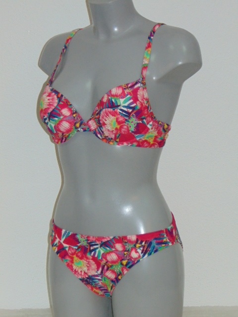 After Eden Honolulu print push up bikini bh