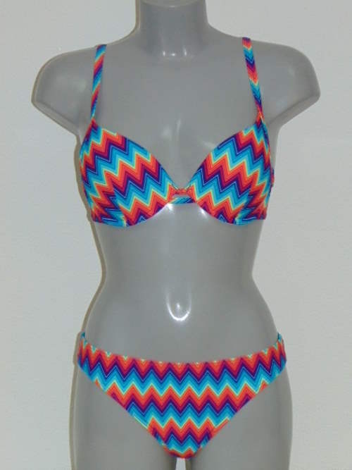 After Eden Molokai print push up bikini bh