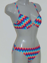 After Eden Molokai print push up bikini bh