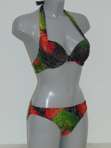 After Eden Dominica print push up bikini bh