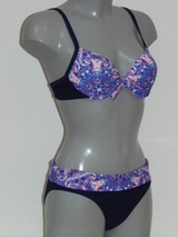 Nickey Nobel Gemma navy-blau/print gemoldefer bikini bh