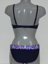 Nickey Nobel Gemma navy-blau/print gemoldefer bikini bh