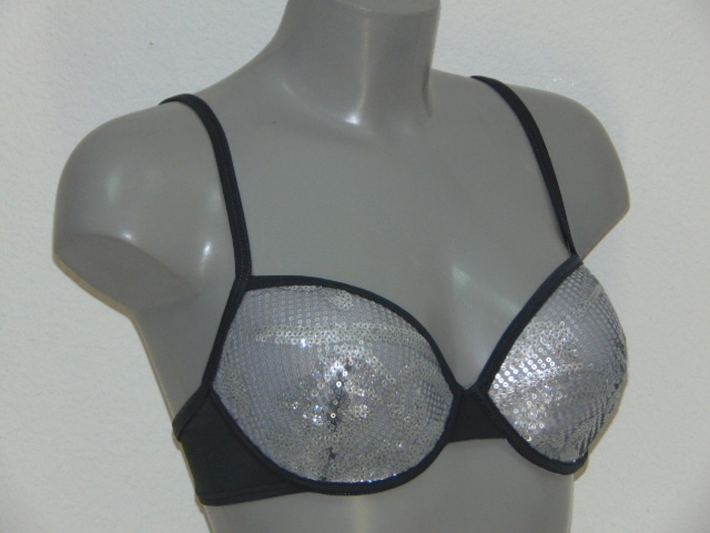 Sapph Bademode Methics Leaves grau gemoldefer bikini bh