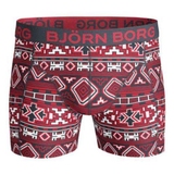 Björn Borg Native rot/print boxershort