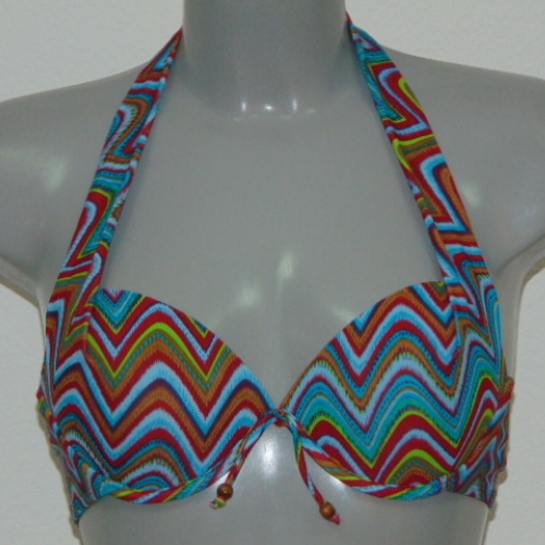 LingaDore Strand Isla blau/print gemoldefer bikini bh