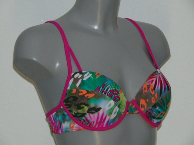 Sapph Bademode Costa Rica grün/pink gemoldefer bikini bh
