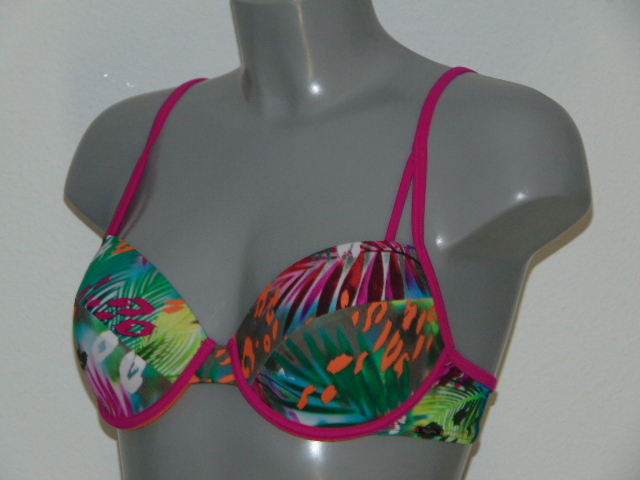 Sapph Bademode Costa Rica grün/pink gemoldefer bikini bh