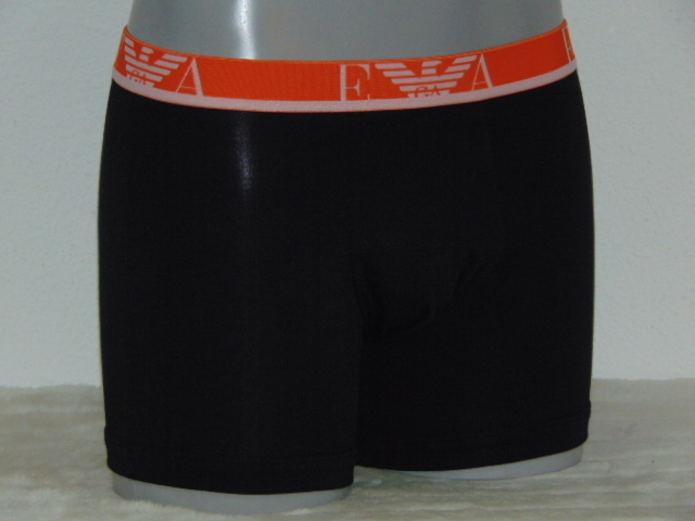 Armani Männer Piccolo schwarz/orange boxershort