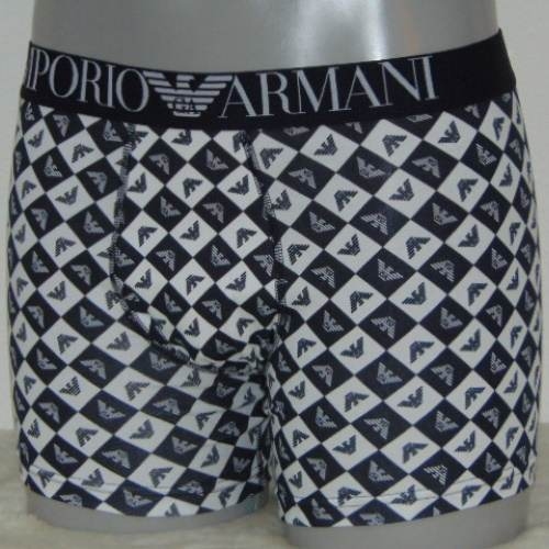 Armani Männer Irriconoscibile schwarz/weiß boxershort