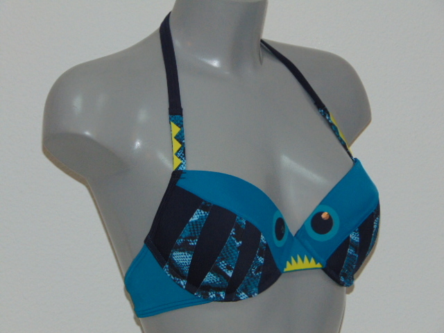 Marlies Dekkers Bademode Lagerthas Eyes blau/print push up bikini bh