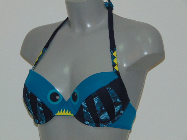 Marlies Dekkers Bademode Lagerthas Eyes blau/print push up bikini bh