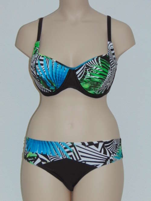 Mila Compostela braun/print set