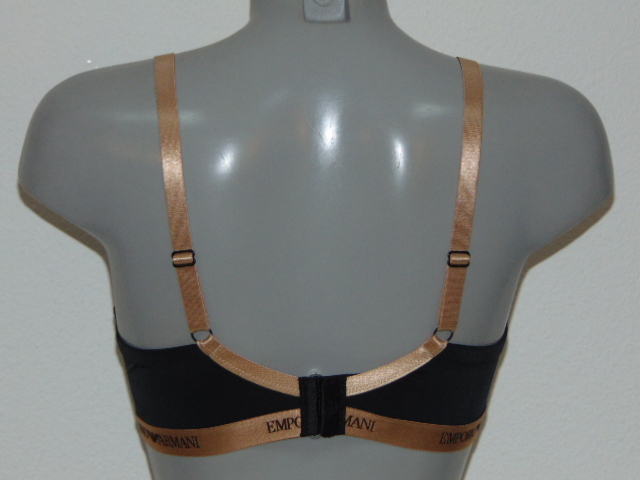 Armani Damen Microfiber schwarz vorgeformter bh