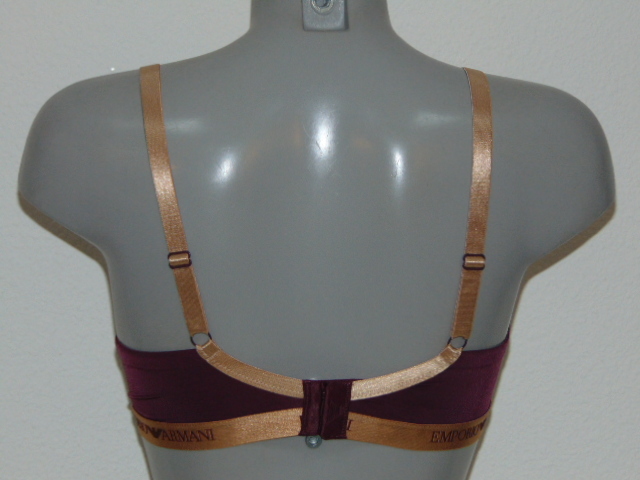 Armani Damen Microfiber aubergine vorgeformter bh