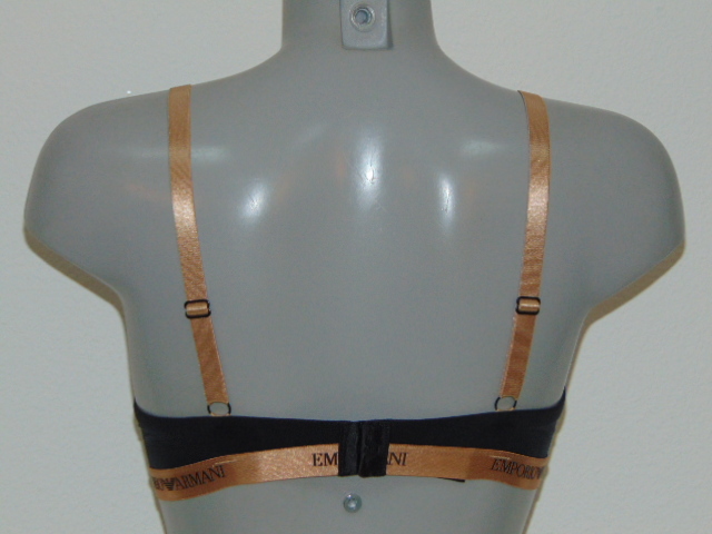 Armani Damen Microfiber schwarz push up bh