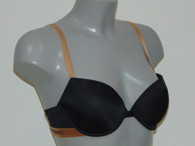 Armani Damen Microfiber schwarz push up bh