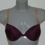 Armani Damen Microfiber aubergine push up bh