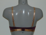 Armani Damen Microfiber aubergine push up bh
