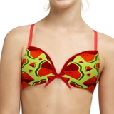 Brüste und Unterhosen Sunny rot/print mädchen-bh