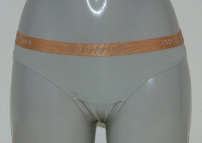 Armani Damen Microfiber grau string