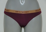 Armani Damen Microfiber aubergine brasilianischer slip