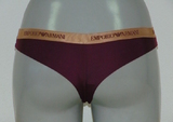 Armani Damen Microfiber aubergine brasilianischer slip