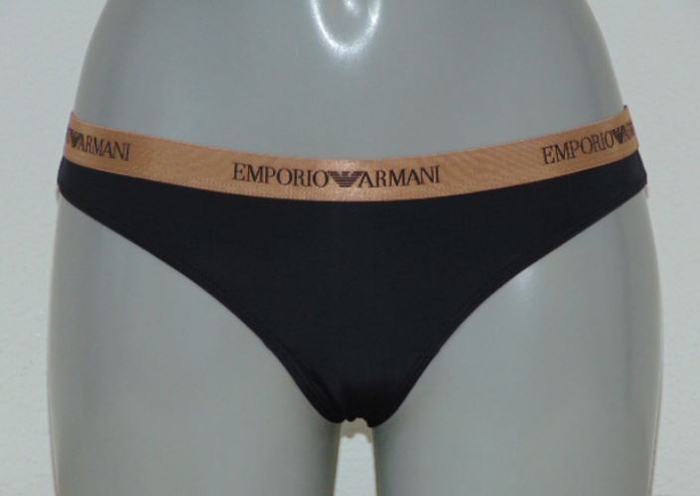 Armani Damen Microfiber schwarz brasilianischer slip