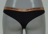 Armani Damen Microfiber schwarz brasilianischer slip