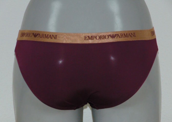 Armani Damen Microfiber aubergine slip