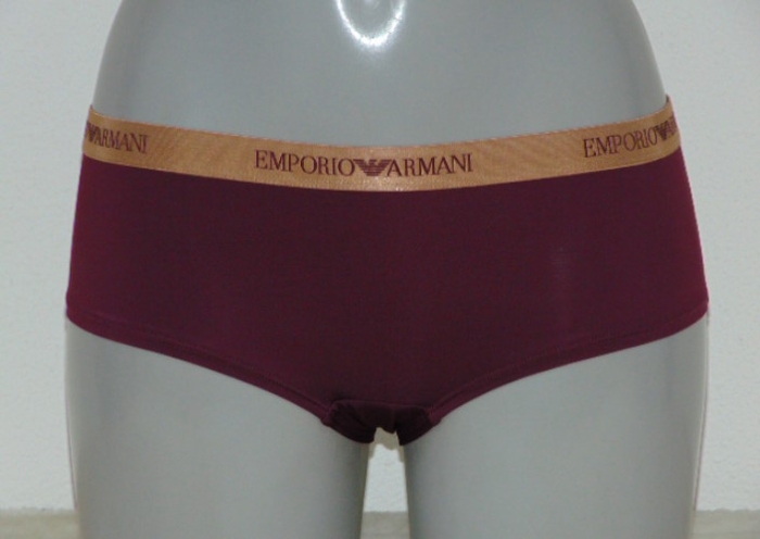 Armani Damen Microfiber aubergine hipster