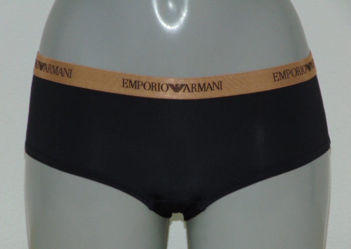 Armani Damen Microfiber schwarz hipster
