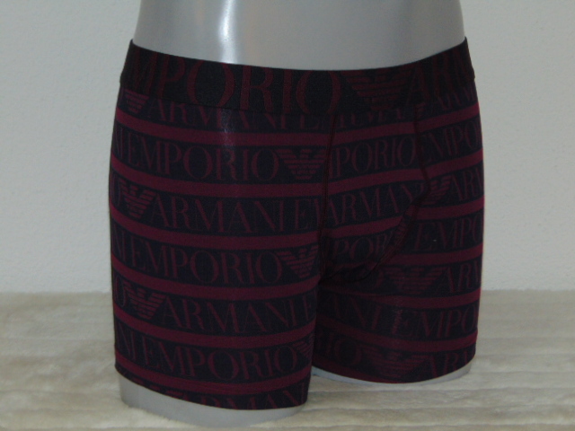 Armani Männer Superiore weinrot boxershort