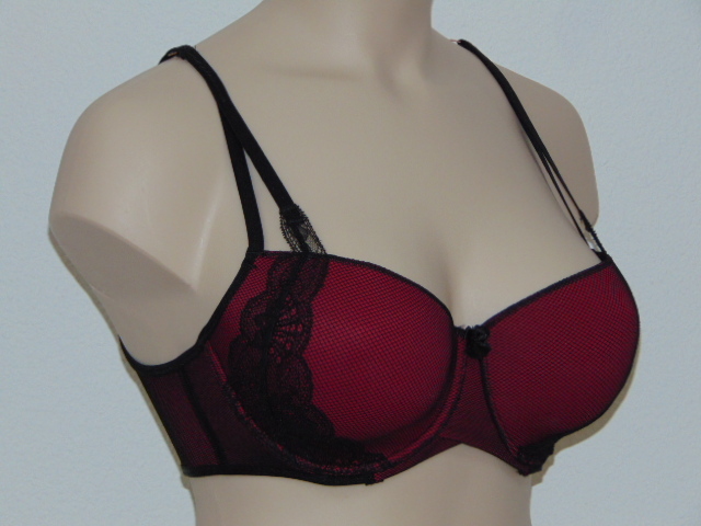 After Eden D-Cup & Up Scarlett rot/schwarz vorgeformter bh