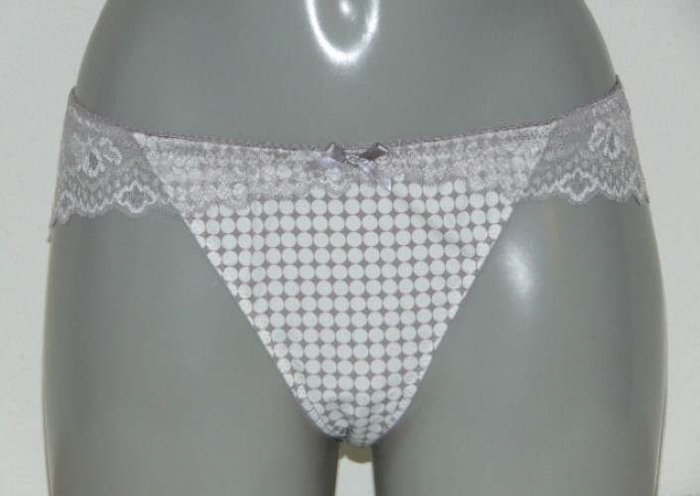 Cybéle Dotted grau/print slip