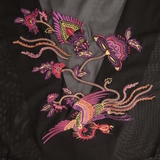 Sapph Gaudy schwarz/print korselett