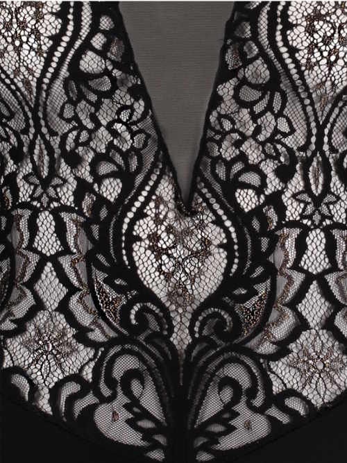 Sapph Savage schwarz korselett