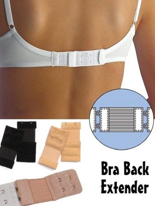 Dutch Designers Outlet Bra-Extender (2 haakjes) schwarz/pulver zubehör