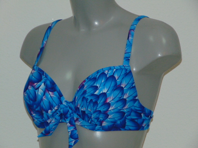 Missya Iris blau/print gemoldefer bikini bh