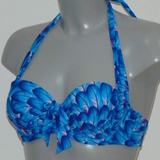 Missya Rose blau/print gemoldefer bikini bh