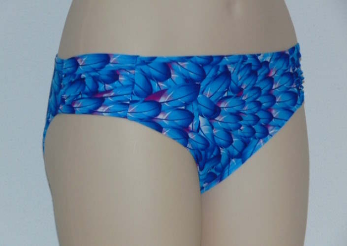 Missya Orchid blau/print bikini slip