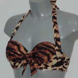 Missya Rose braun/print gemoldefer bikini bh