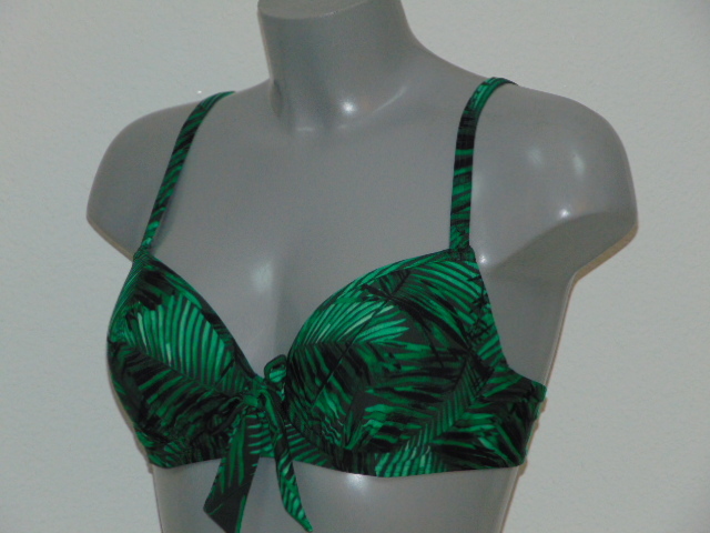 Missya Iris grün/print gemoldefer bikini bh