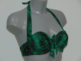Missya Rose grün/print gemoldefer bikini bh