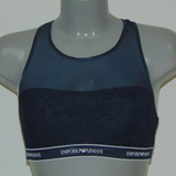 Armani Damen Lace  navy-blau/blau sport-oberteile