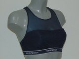 Armani Damen Lace  navy-blau/blau sport-oberteile