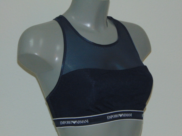 Armani Damen Lace  navy-blau/blau sport-oberteile