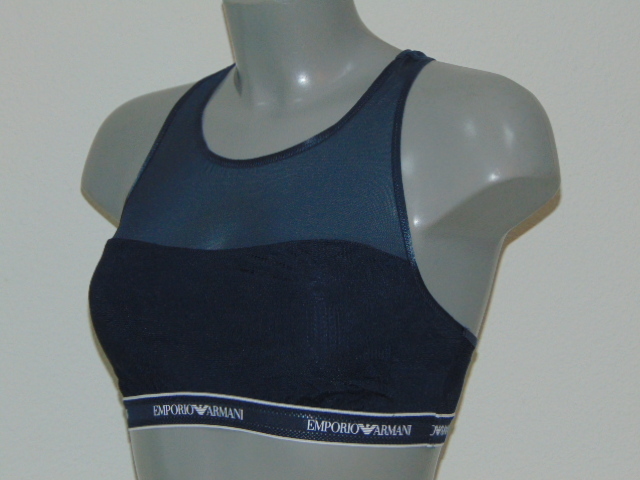 Armani Damen Lace  navy-blau/blau sport-oberteile